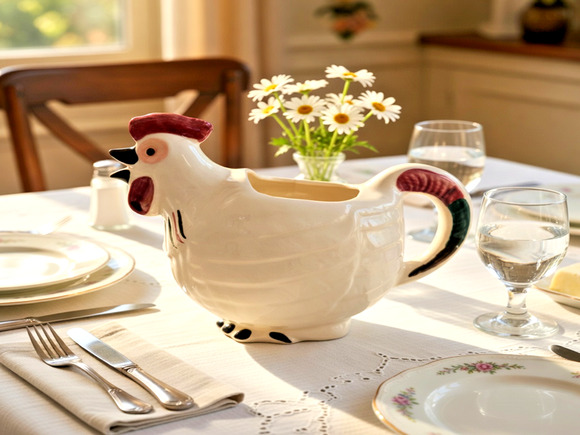 Shawnee Other - Vintage Shawnee Pottery Rooster Pitcher 1940s Patented Chanticleer USA